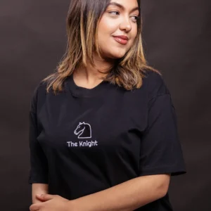 T-shirt cavalier brodé