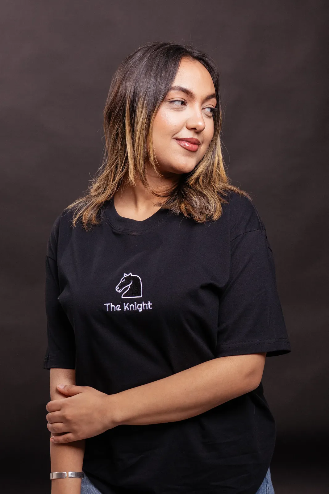 T-shirt cavalier brodé
